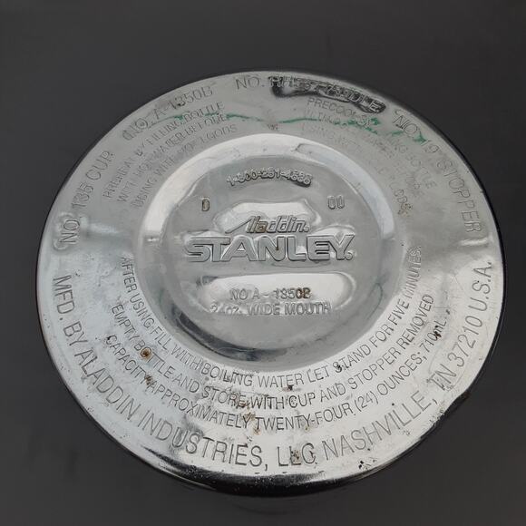 Vintage Aladdin Stanley 24-oz. Wide Mouth Thermos # A-1350B, Made In USA - Picture 9 of 10